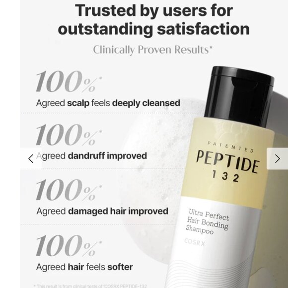 NWT COSRX Peptide- 132 Ultra Perfect Hair Bonding Shampoo & Treatment - Picture 5 of 17